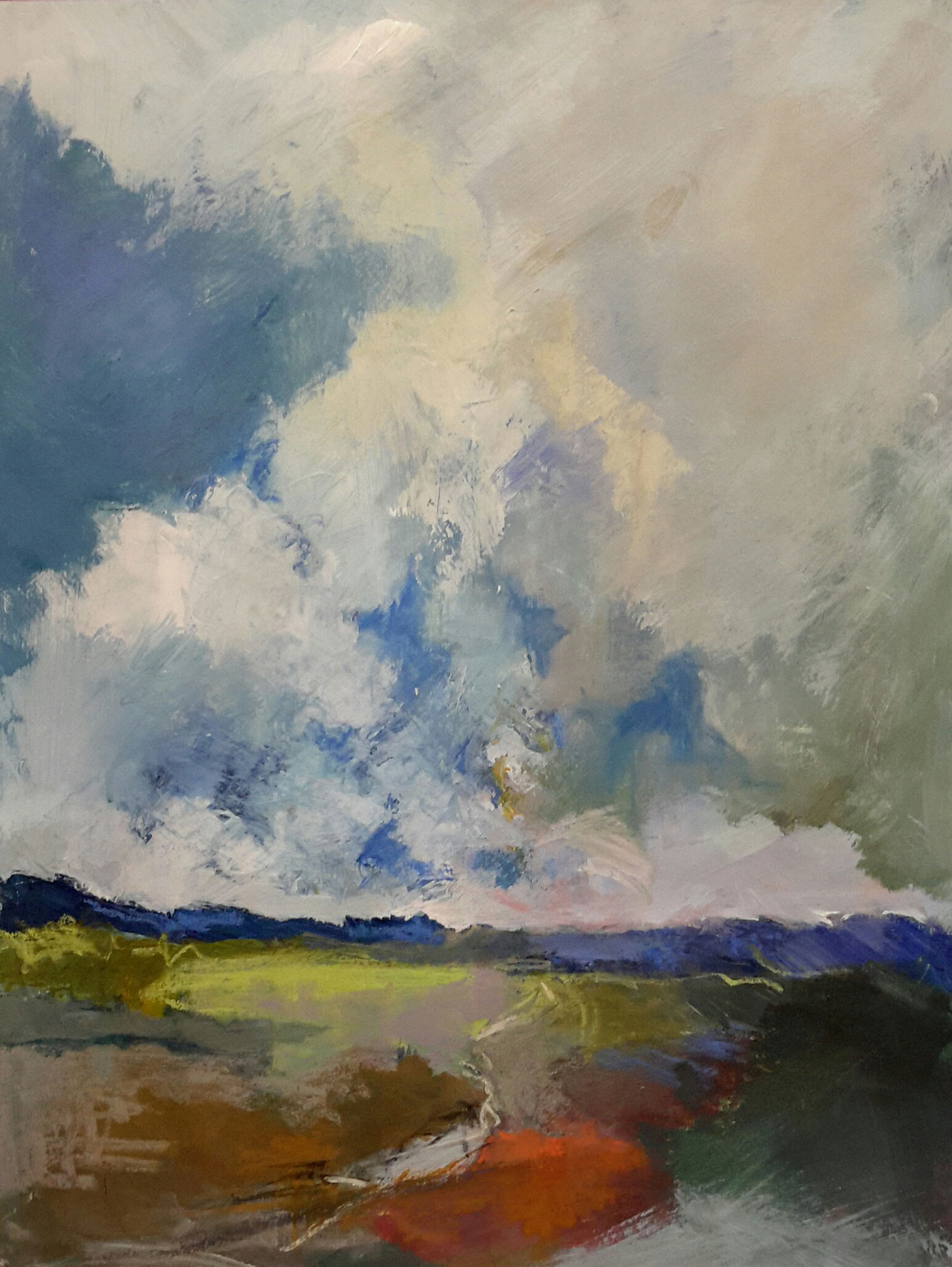 Anne Ricard - Australie - Acrylique et Pastel 65 x 50 cm