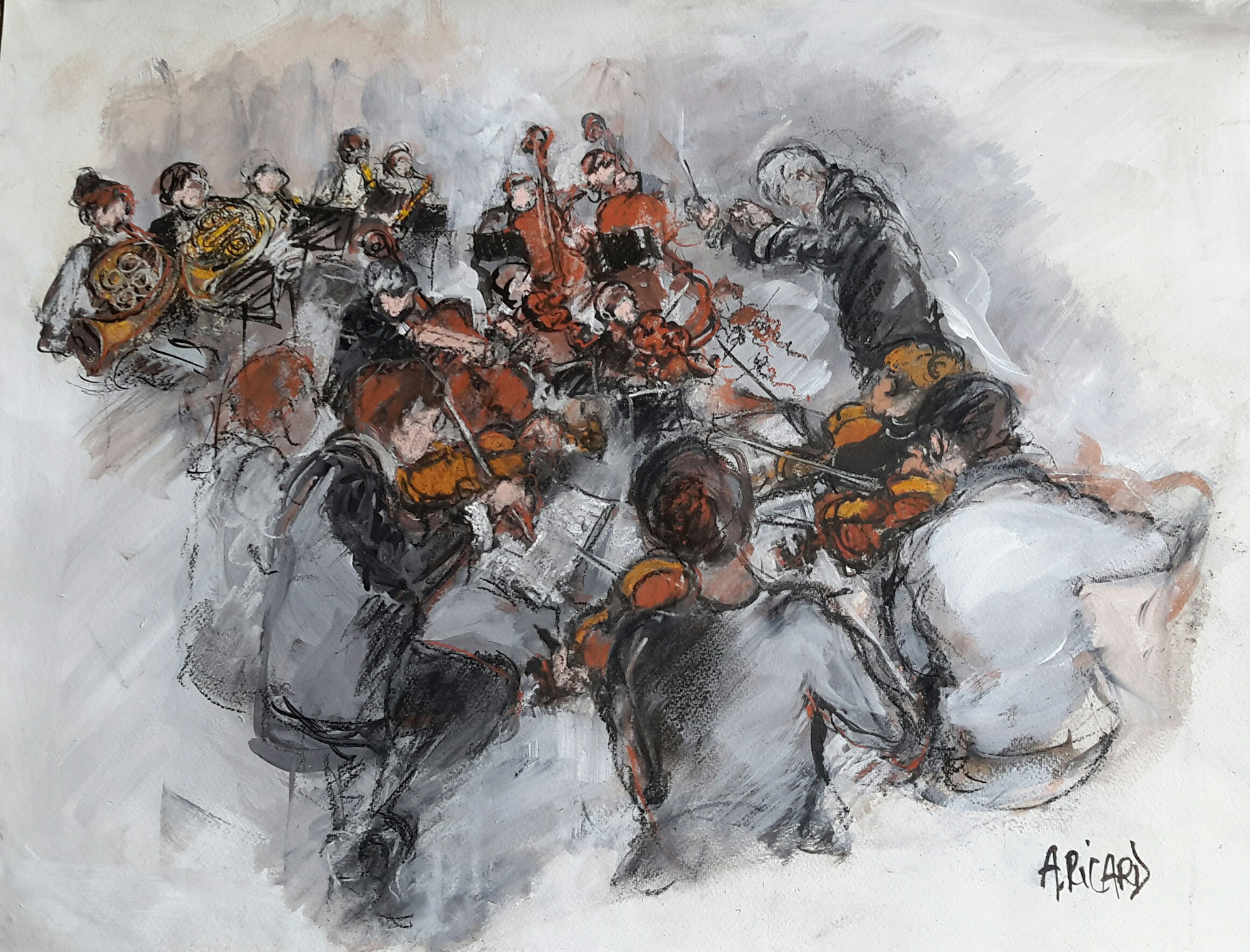 Anne Ricard - Crescendo - Huile 50 x 65 cm